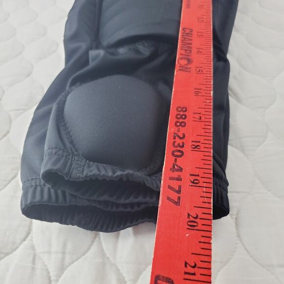 Nike Dri Fit Football Pants Shorts Padded Black Size YOUTH SMALL School LOGO - Picture 11 of 12